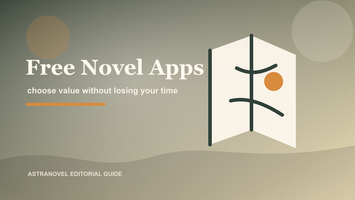 A visual map for choosing a free novel app without wasting reading time